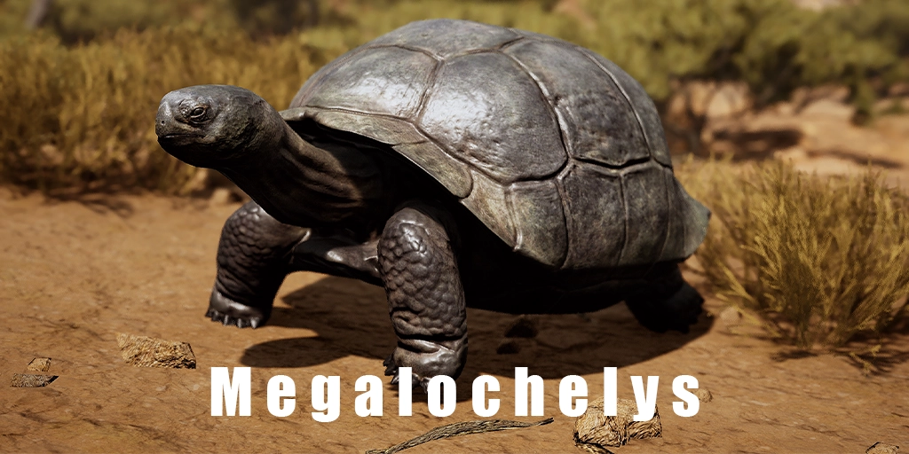 Megalochelys - Prehistoric giant tortoise AI critter in Path of Titans